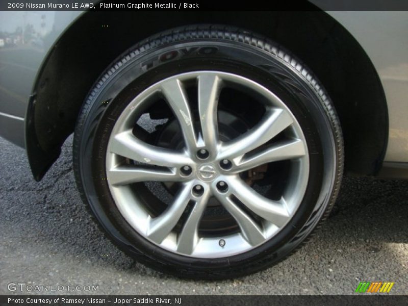 Platinum Graphite Metallic / Black 2009 Nissan Murano LE AWD