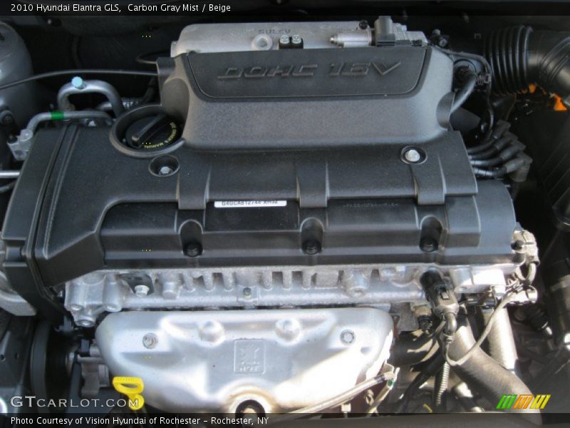 Carbon Gray Mist / Beige 2010 Hyundai Elantra GLS