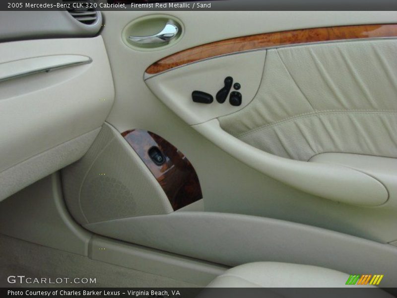 Firemist Red Metallic / Sand 2005 Mercedes-Benz CLK 320 Cabriolet