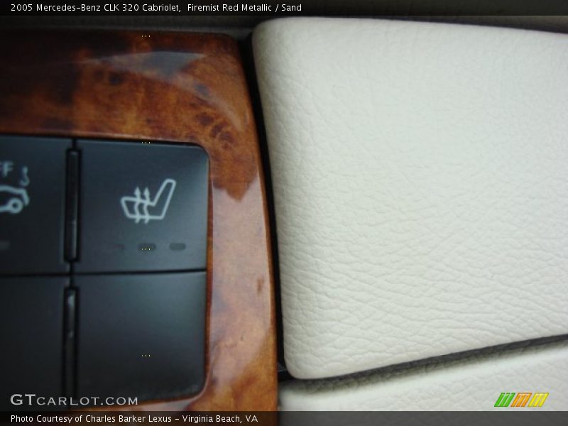 Firemist Red Metallic / Sand 2005 Mercedes-Benz CLK 320 Cabriolet