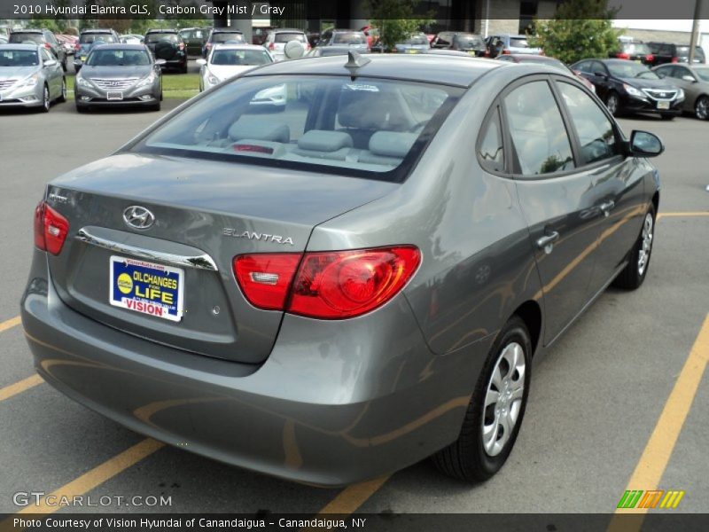 Carbon Gray Mist / Gray 2010 Hyundai Elantra GLS