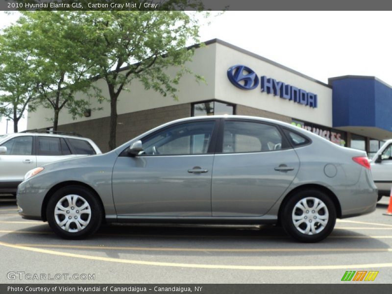 Carbon Gray Mist / Gray 2010 Hyundai Elantra GLS