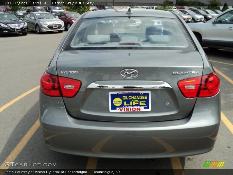 Carbon Gray Mist / Gray 2010 Hyundai Elantra GLS