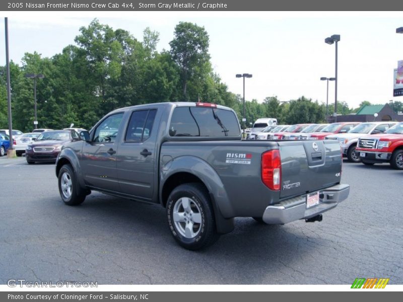 Storm Gray Metallic / Graphite 2005 Nissan Frontier Nismo Crew Cab 4x4