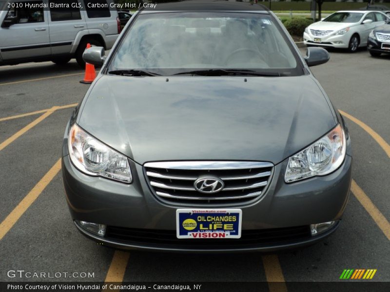 Carbon Gray Mist / Gray 2010 Hyundai Elantra GLS