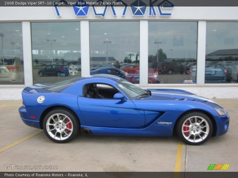 Viper Blue Metallic / Black/Black 2008 Dodge Viper SRT-10 Coupe