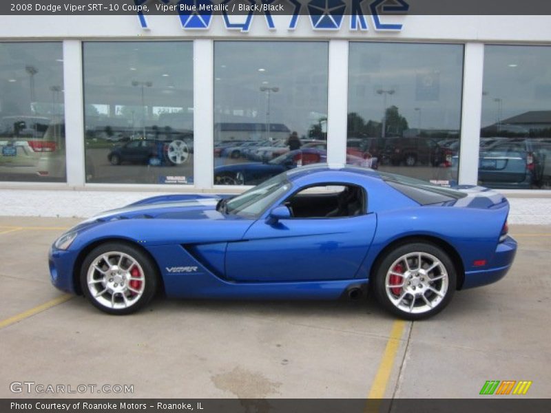 Viper Blue Metallic / Black/Black 2008 Dodge Viper SRT-10 Coupe