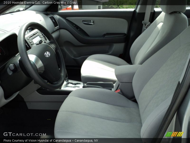 Carbon Gray Mist / Gray 2010 Hyundai Elantra GLS