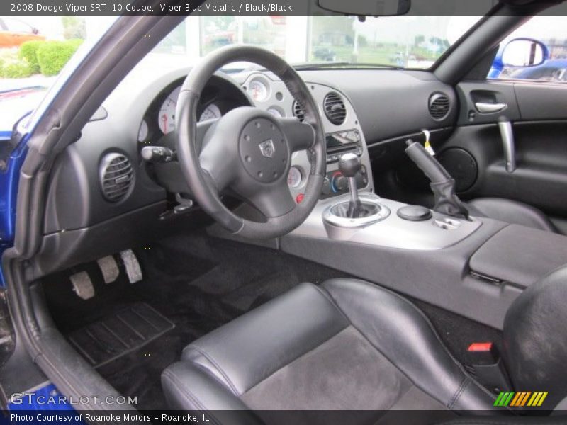 Black/Black Interior - 2008 Viper SRT-10 Coupe 