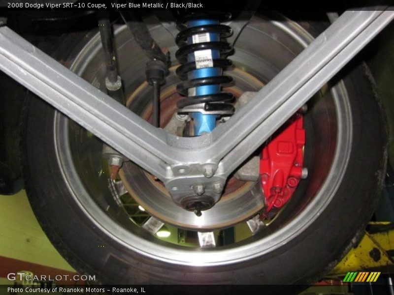 Viper Blue Metallic / Black/Black 2008 Dodge Viper SRT-10 Coupe