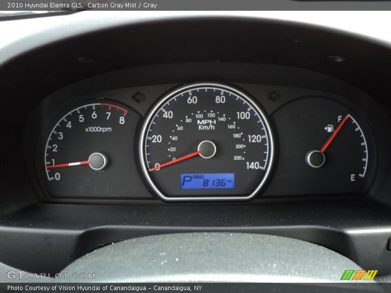 Carbon Gray Mist / Gray 2010 Hyundai Elantra GLS