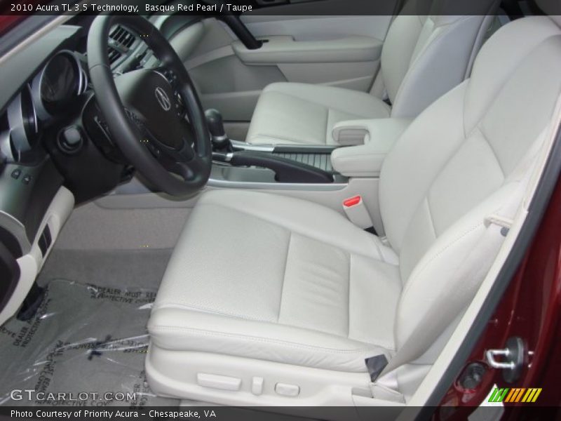 Basque Red Pearl / Taupe 2010 Acura TL 3.5 Technology