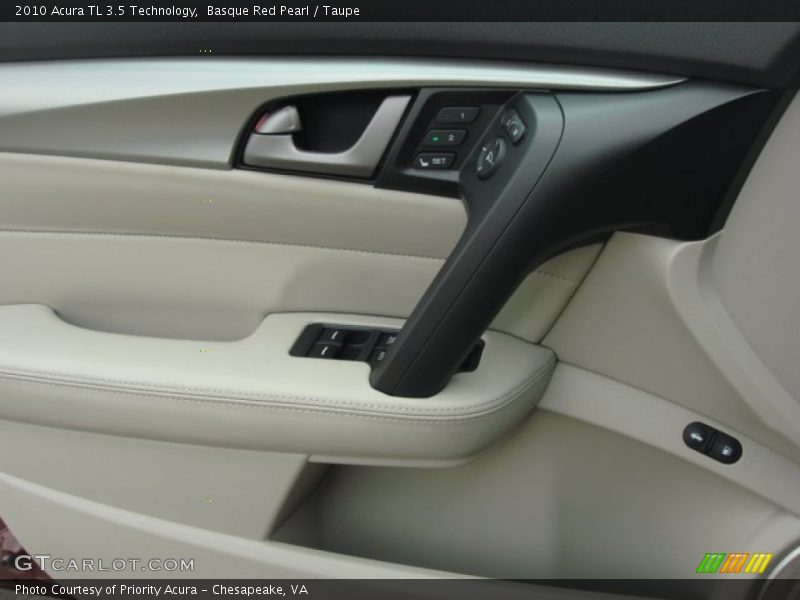 Basque Red Pearl / Taupe 2010 Acura TL 3.5 Technology