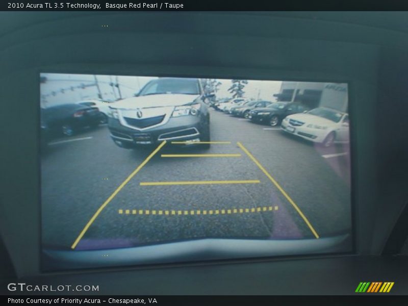 Basque Red Pearl / Taupe 2010 Acura TL 3.5 Technology