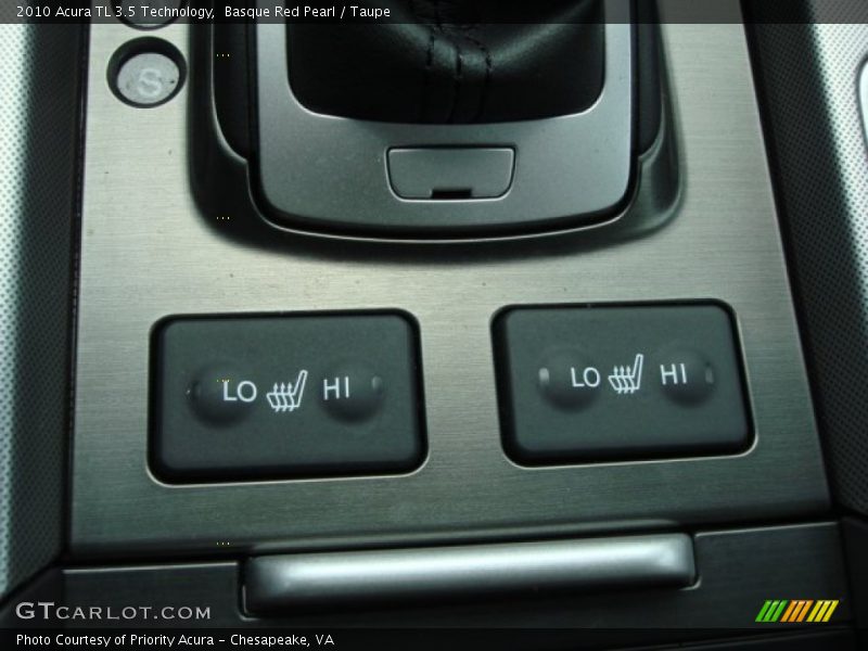 Basque Red Pearl / Taupe 2010 Acura TL 3.5 Technology