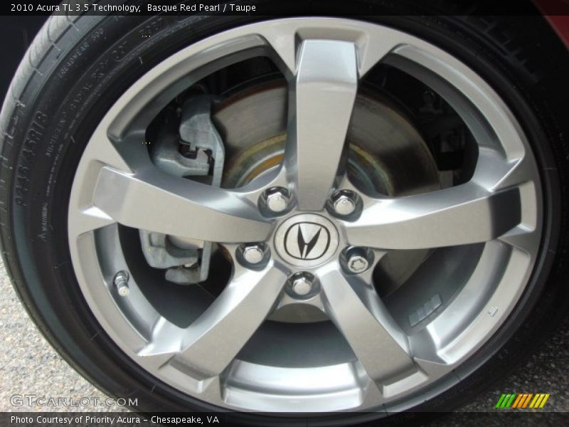 Basque Red Pearl / Taupe 2010 Acura TL 3.5 Technology