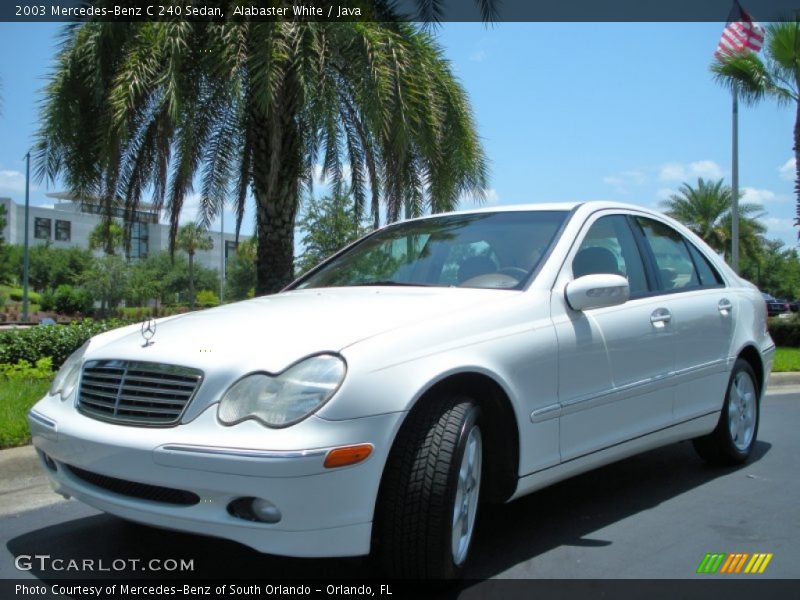 Front 3/4 View of 2003 C 240 Sedan