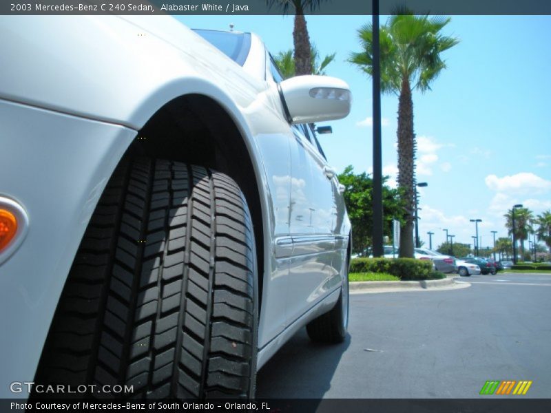 Alabaster White / Java 2003 Mercedes-Benz C 240 Sedan