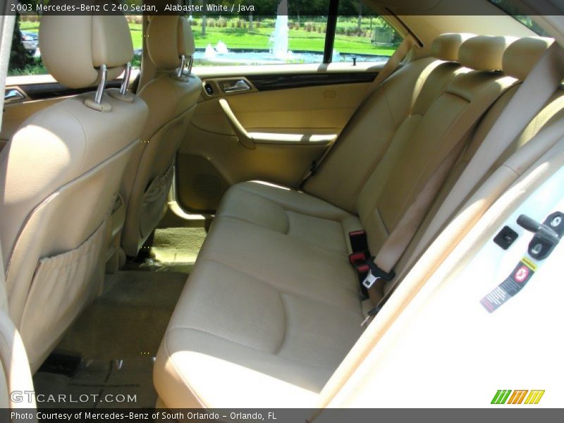  2003 C 240 Sedan Java Interior
