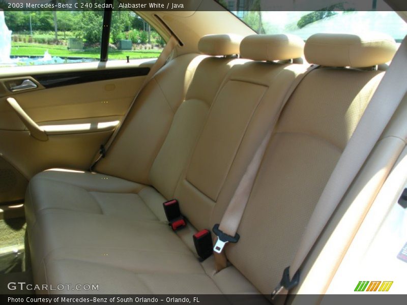 Alabaster White / Java 2003 Mercedes-Benz C 240 Sedan