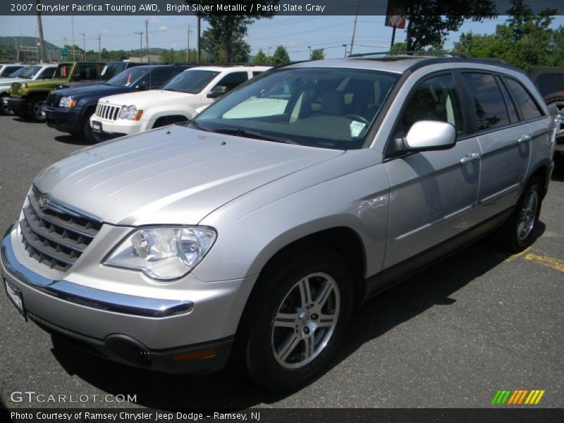Bright Silver Metallic / Pastel Slate Gray 2007 Chrysler Pacifica Touring AWD