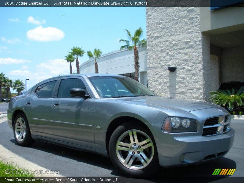 Silver Steel Metallic / Dark Slate Gray/Light Graystone 2006 Dodge Charger SXT