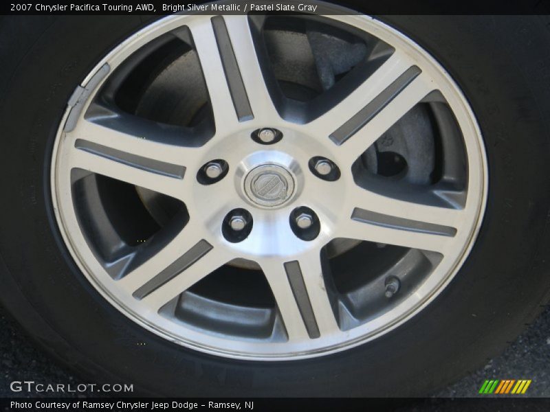Bright Silver Metallic / Pastel Slate Gray 2007 Chrysler Pacifica Touring AWD