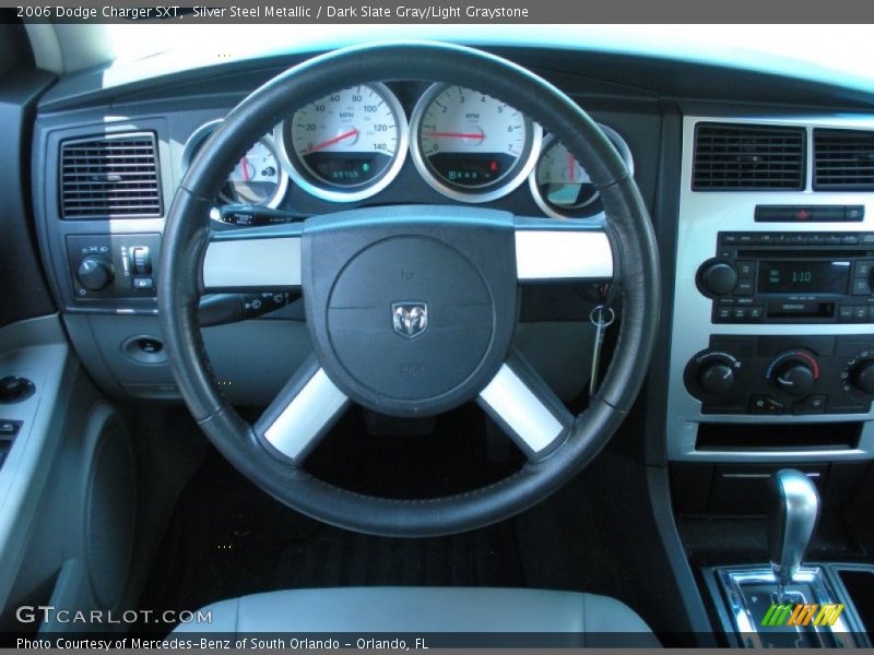 Silver Steel Metallic / Dark Slate Gray/Light Graystone 2006 Dodge Charger SXT