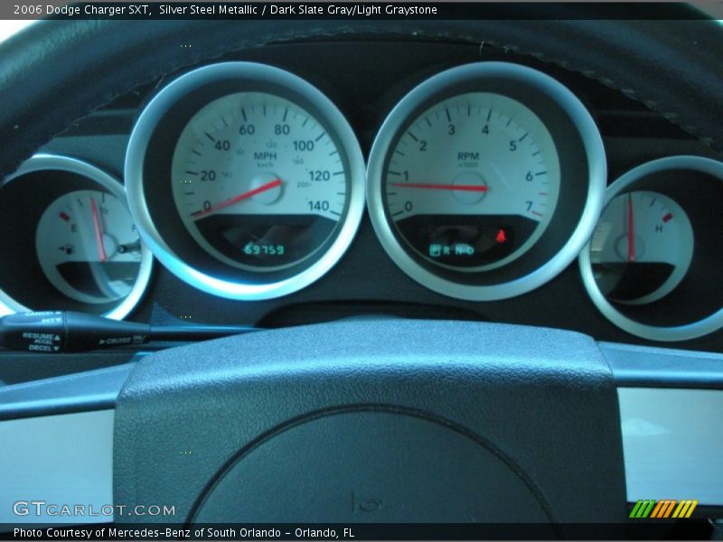 Silver Steel Metallic / Dark Slate Gray/Light Graystone 2006 Dodge Charger SXT