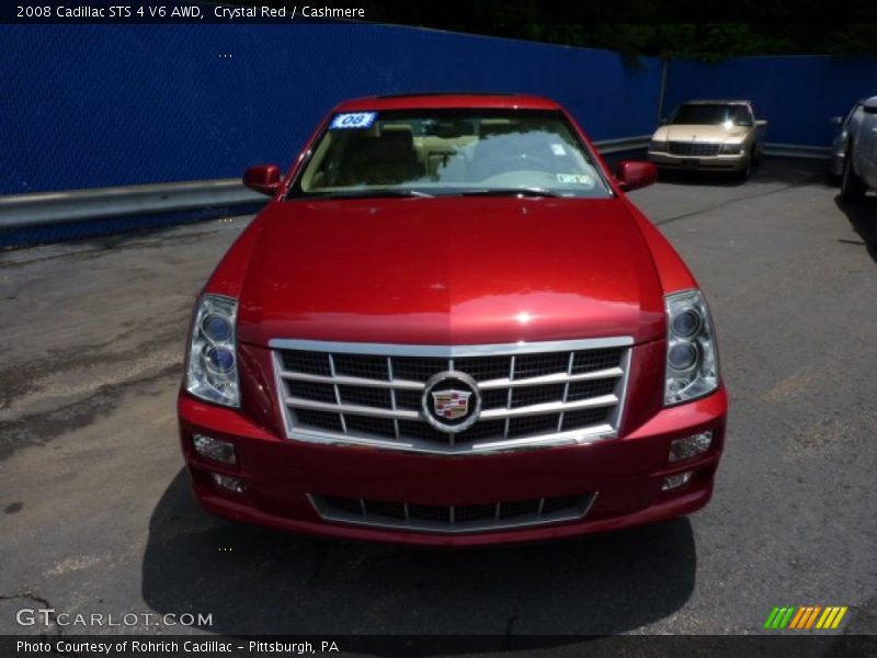 Crystal Red / Cashmere 2008 Cadillac STS 4 V6 AWD