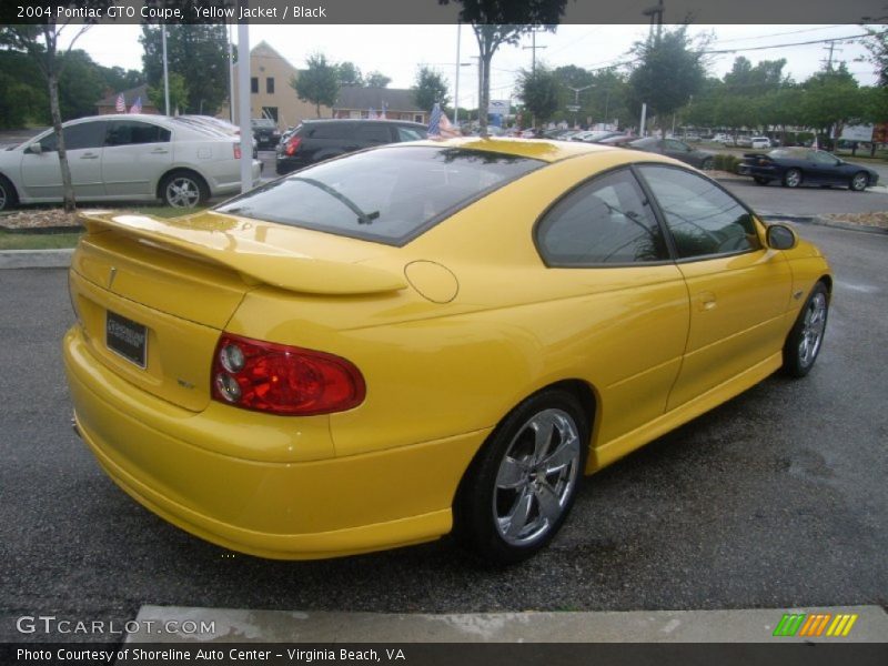 Yellow Jacket / Black 2004 Pontiac GTO Coupe