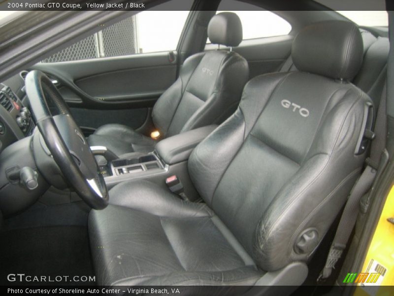  2004 GTO Coupe Black Interior