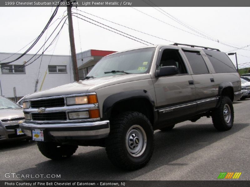 Light Pewter Metallic / Gray 1999 Chevrolet Suburban K2500 LS 4x4