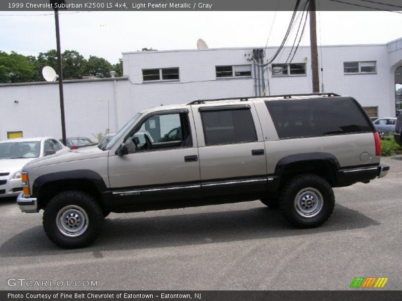 Light Pewter Metallic / Gray 1999 Chevrolet Suburban K2500 LS 4x4