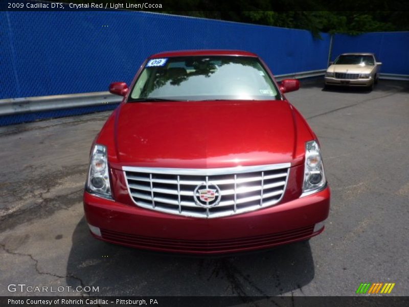 Crystal Red / Light Linen/Cocoa 2009 Cadillac DTS