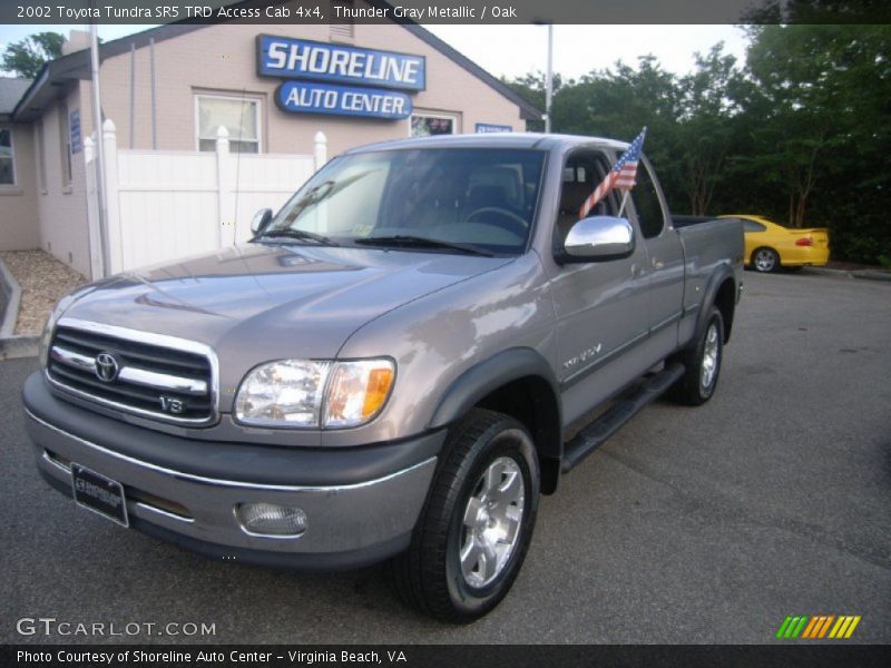 Thunder Gray Metallic / Oak 2002 Toyota Tundra SR5 TRD Access Cab 4x4