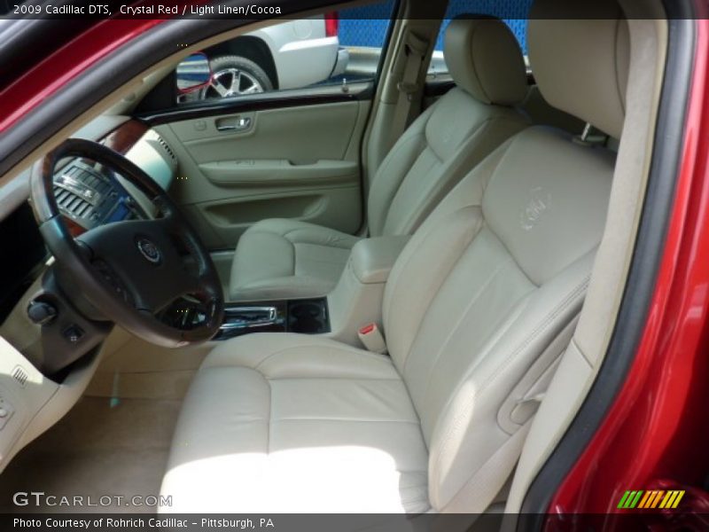 Crystal Red / Light Linen/Cocoa 2009 Cadillac DTS