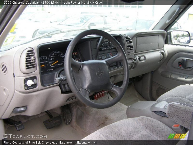 Light Pewter Metallic / Gray 1999 Chevrolet Suburban K2500 LS 4x4