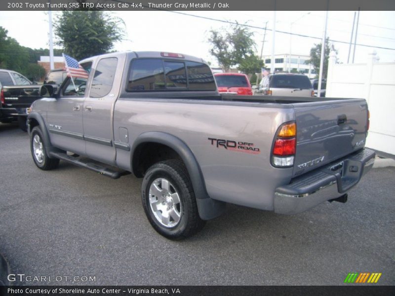Thunder Gray Metallic / Oak 2002 Toyota Tundra SR5 TRD Access Cab 4x4