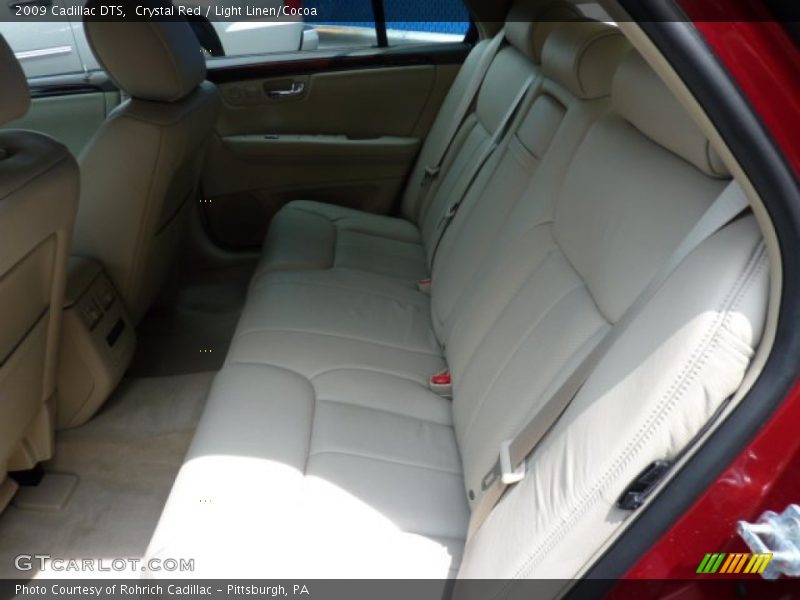 Crystal Red / Light Linen/Cocoa 2009 Cadillac DTS