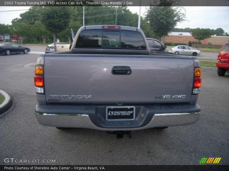 Thunder Gray Metallic / Oak 2002 Toyota Tundra SR5 TRD Access Cab 4x4