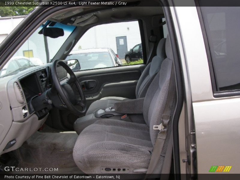Light Pewter Metallic / Gray 1999 Chevrolet Suburban K2500 LS 4x4