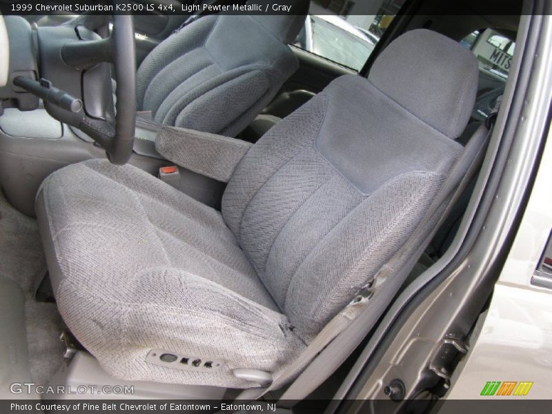 Light Pewter Metallic / Gray 1999 Chevrolet Suburban K2500 LS 4x4