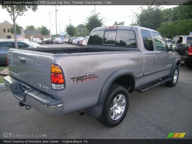 Thunder Gray Metallic / Oak 2002 Toyota Tundra SR5 TRD Access Cab 4x4