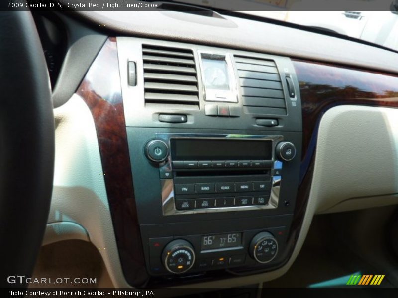 Crystal Red / Light Linen/Cocoa 2009 Cadillac DTS