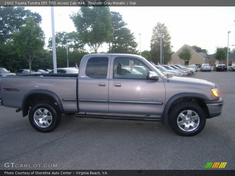 Thunder Gray Metallic / Oak 2002 Toyota Tundra SR5 TRD Access Cab 4x4