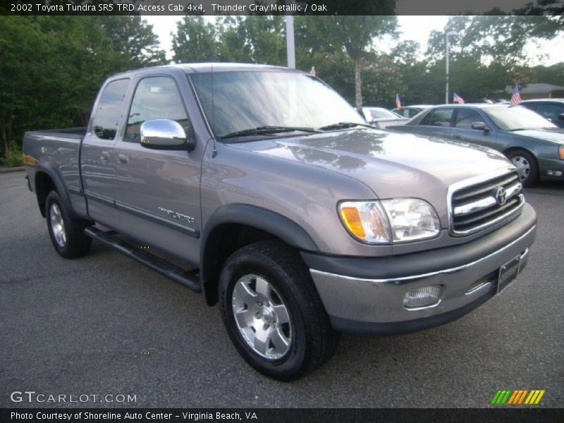 Thunder Gray Metallic / Oak 2002 Toyota Tundra SR5 TRD Access Cab 4x4