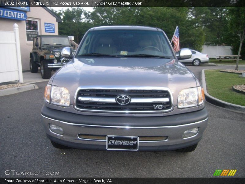 Thunder Gray Metallic / Oak 2002 Toyota Tundra SR5 TRD Access Cab 4x4