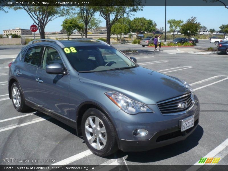 Tidewater Blue / Stone 2008 Infiniti EX 35 Journey