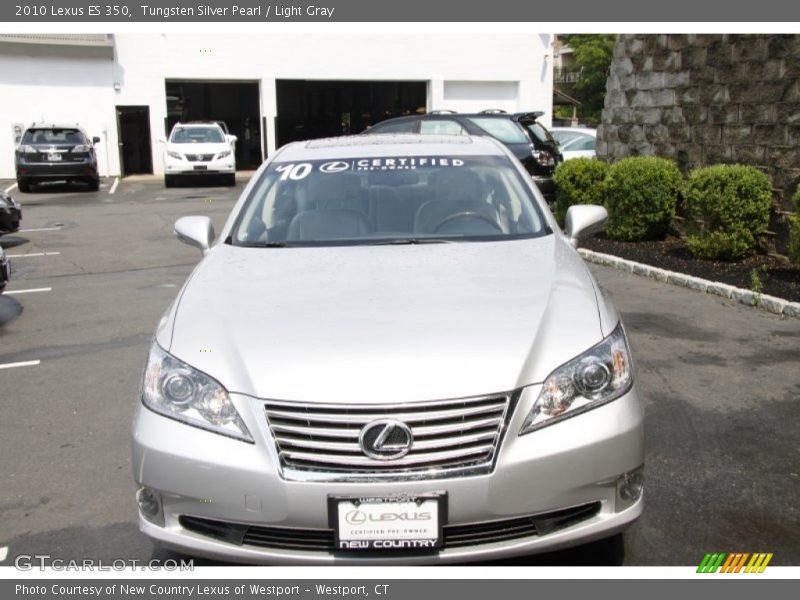 Tungsten Silver Pearl / Light Gray 2010 Lexus ES 350